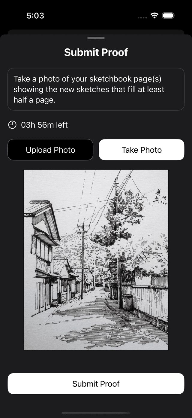 Proof Submission